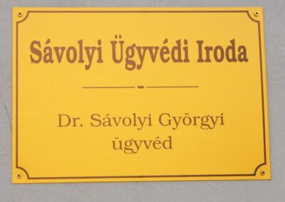 Dr. Sávolyi Györgyi ügyvéd
